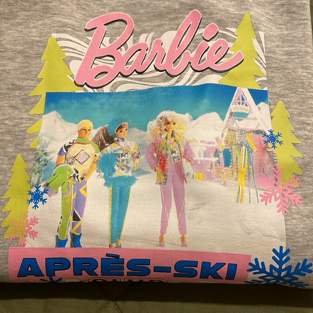 Barbie Gray Après-Ski Sweatshirt